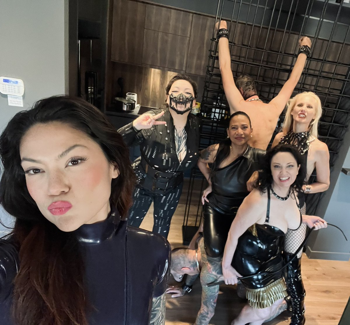 Filming with <a href="/MsSaintlawrence/">~MiladySaintlawrence~flymetoyou ✈️ activated!</a> <a href="/DominatrixNicol/">Nicole van Kuppeck High Protocol retreat 24-26 Oct</a> mistress Daliah and mistress servelan.