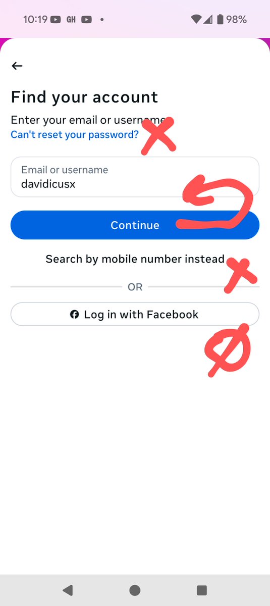xicus's tweet image. It's hard to conceive of how impossible @instagram help is. Account compromised and no way back in. Every link and button loops back, errors"try again later," or does literally nothing, goes nowhere.