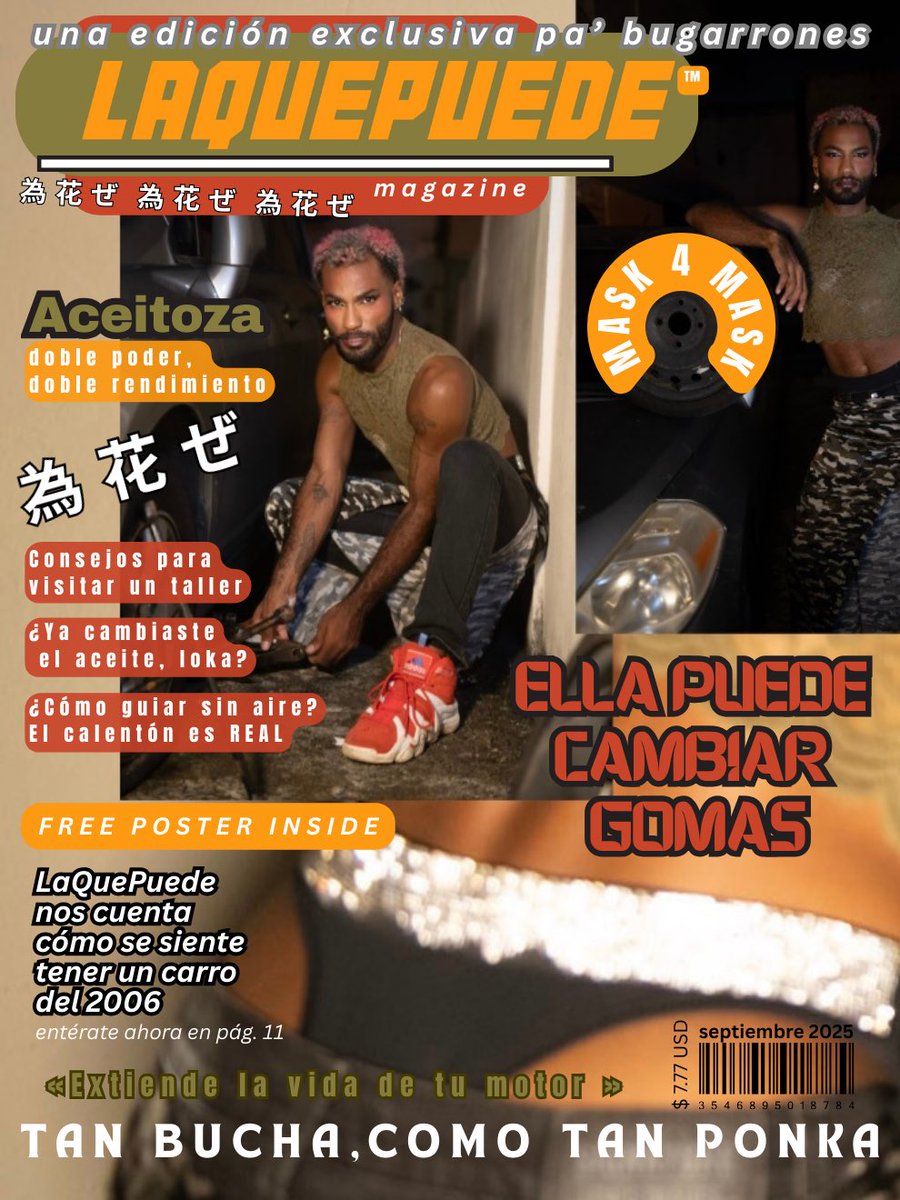 —avec amour, #LaQuePuede™ 
🏁
Directora Creativa — Kariel Argenis
Fotógrafa y editora de fotografía — Stephanie Rodríguez Mujica, IG:_wallflowerphotography_

Make Up Artist — Alberta Rivera Rivera, <a href="/albertalamisi/">LaMisi</a> 

Hair Stylist — Audie Álvarez, IG:tijerassaludables 

#PONKAprod.