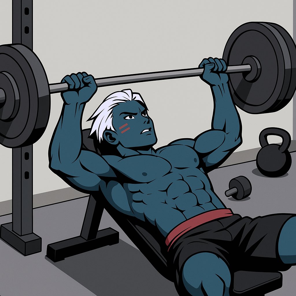 Today’s maintenance push day:

•Bench: 135×10 warm-up → 160×8/8/7 → 145×6 AMRAP
•Incline DB Press: 3×10 @ 45s 
•Rope Pushdowns: 3×10 @ 70 lbs
•Bodyweight Dips: 3×10
•DB Shoulder Press: 3×10 @ 35s
•Upright Row (DBs): 1×10 @ 25s, 2×10 @ 35s
<a href="/IKUZOFITNESS/">IKUZO FITNESS CLUB</a>