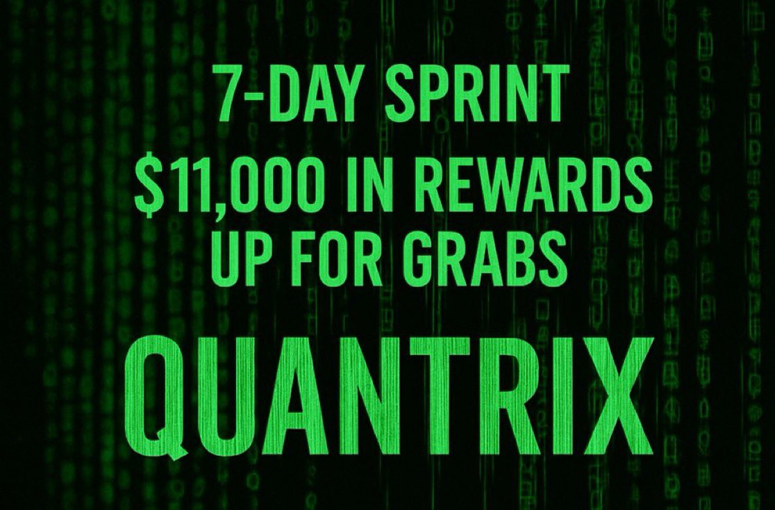 AdemolaOffChain's tweet image. So @quantrix_agent just kicked off a 7 days content creation contest with a whopping $11k prize pool for the best of the best.

If you’re interested in learning about what they’re building you can as well get paid by sharing your findings with your audience.

Here’s all you need…