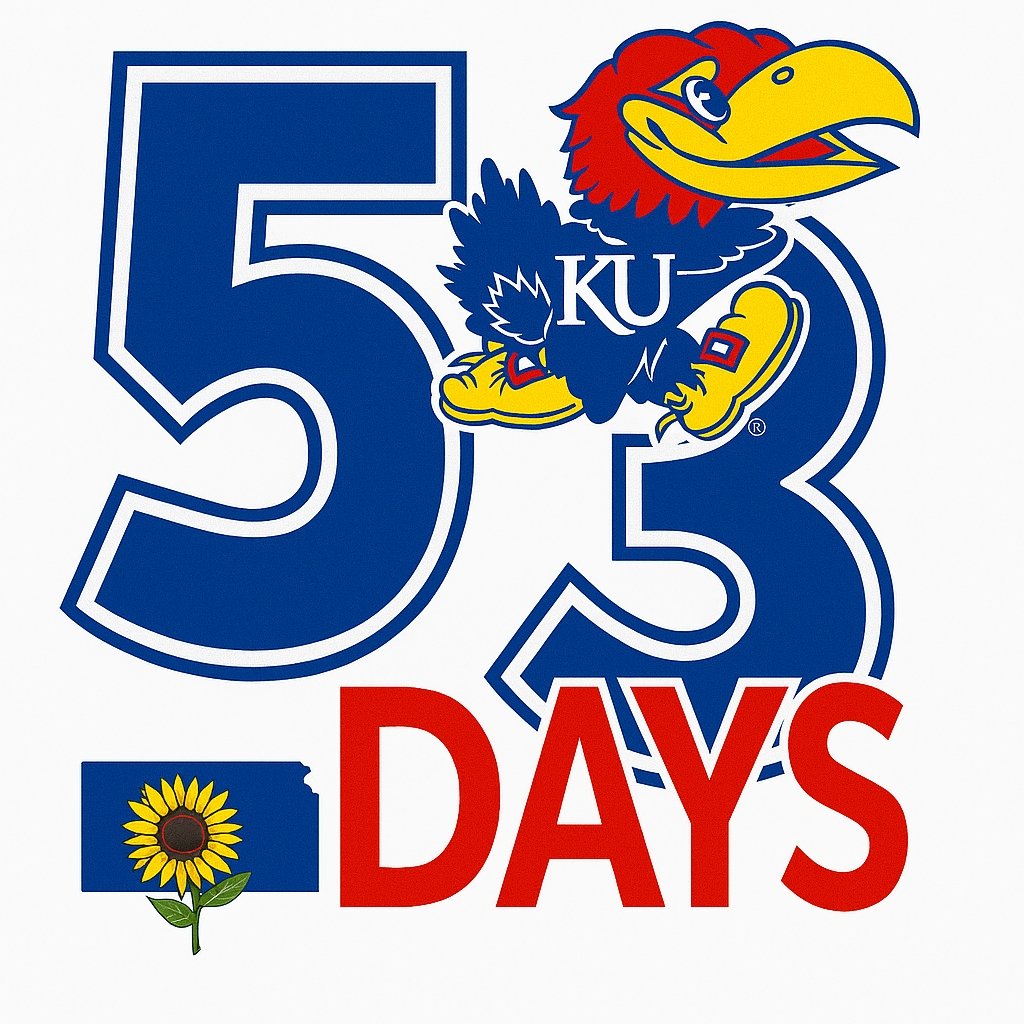 RockChalkWBB's tweet image. 53 Days until tipoff versus Kansas City.