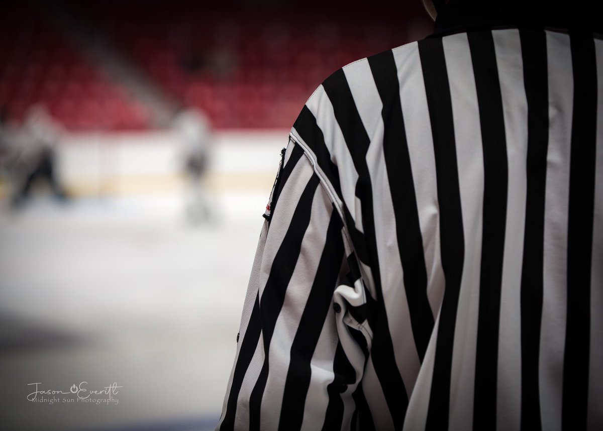 “The referee’s best friend is a moving puck”… author unknown.