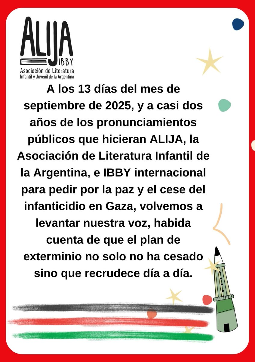 AlijaIbbyArg's tweet photo. BASTA DE INFANTICIDIO. PAZ EN GAZA. #ENDGAZAGENOCIDE #CHILDRENINCRISIS #RIGHTSOFTHECHILD https://t.co/jdwPBN603R