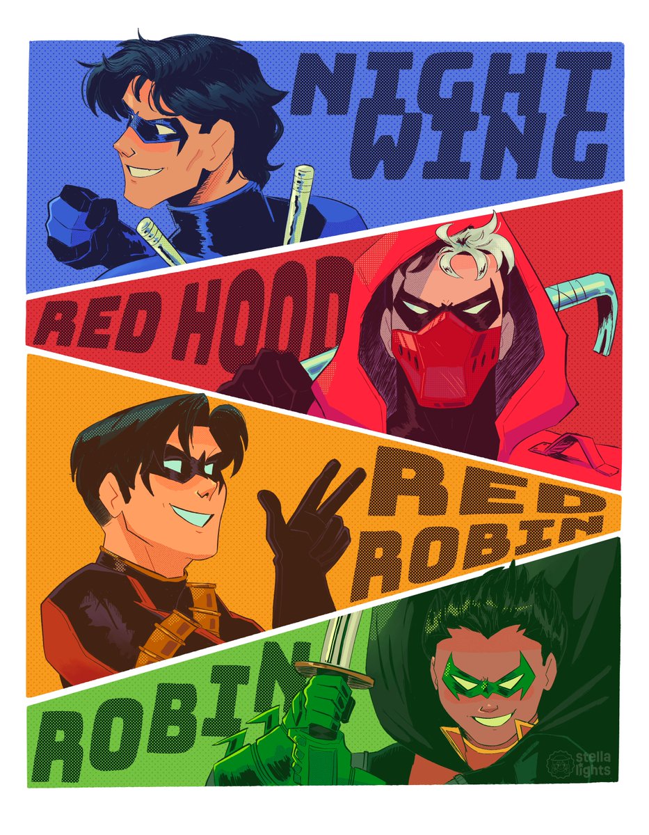 the robins nest 🪺 #dickgrayson #jasontodd #timdrake #damianwayne