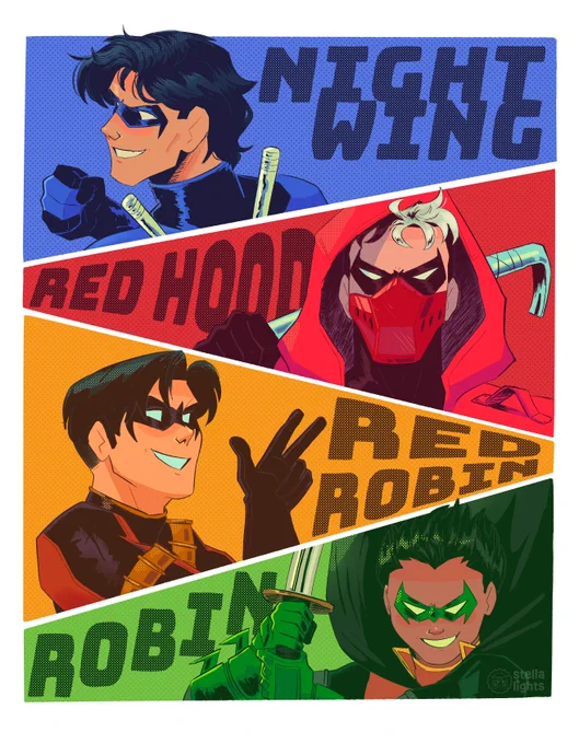 the robins nest 🪺 #dickgrayson #jasontodd #timdrake #damianwayne 