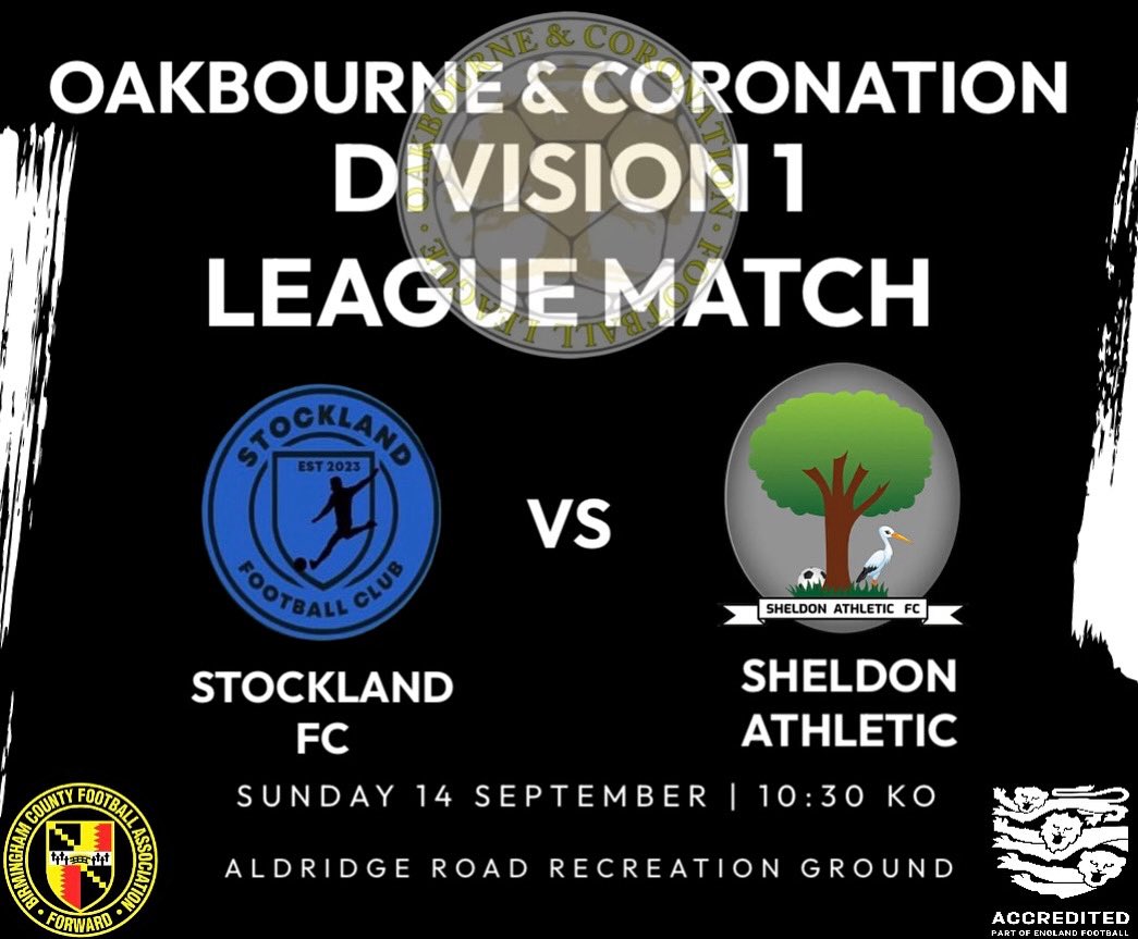 Game 3 sees us travel to Stockland. 

UPTHESHELDON💙