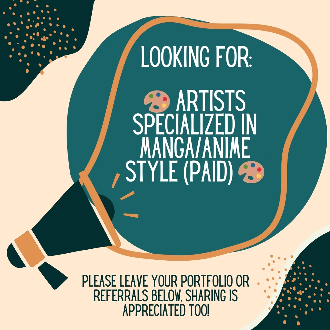 📢🎨 ARTISTS SPECIALIZED IN MANGA/ANIME STYLE (PAID) 🎨📢 
I'm looking to commission print designs, affinity for Zenless Zone Zero/MiHoYo is a PLUS!
Please leave your portfolio or referrals below, sharing is appreciated too ^^ Thank you! 💕