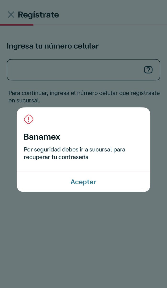 Hey <a href="/banamex/">Banamex</a> <a href="/BanamexContacto/">Contacto Banamex</a> vivimos en 1990 o qué, cómo que tengo que ir a sucursal para registrarme en la app.
Esto no es nada digital de tu parte