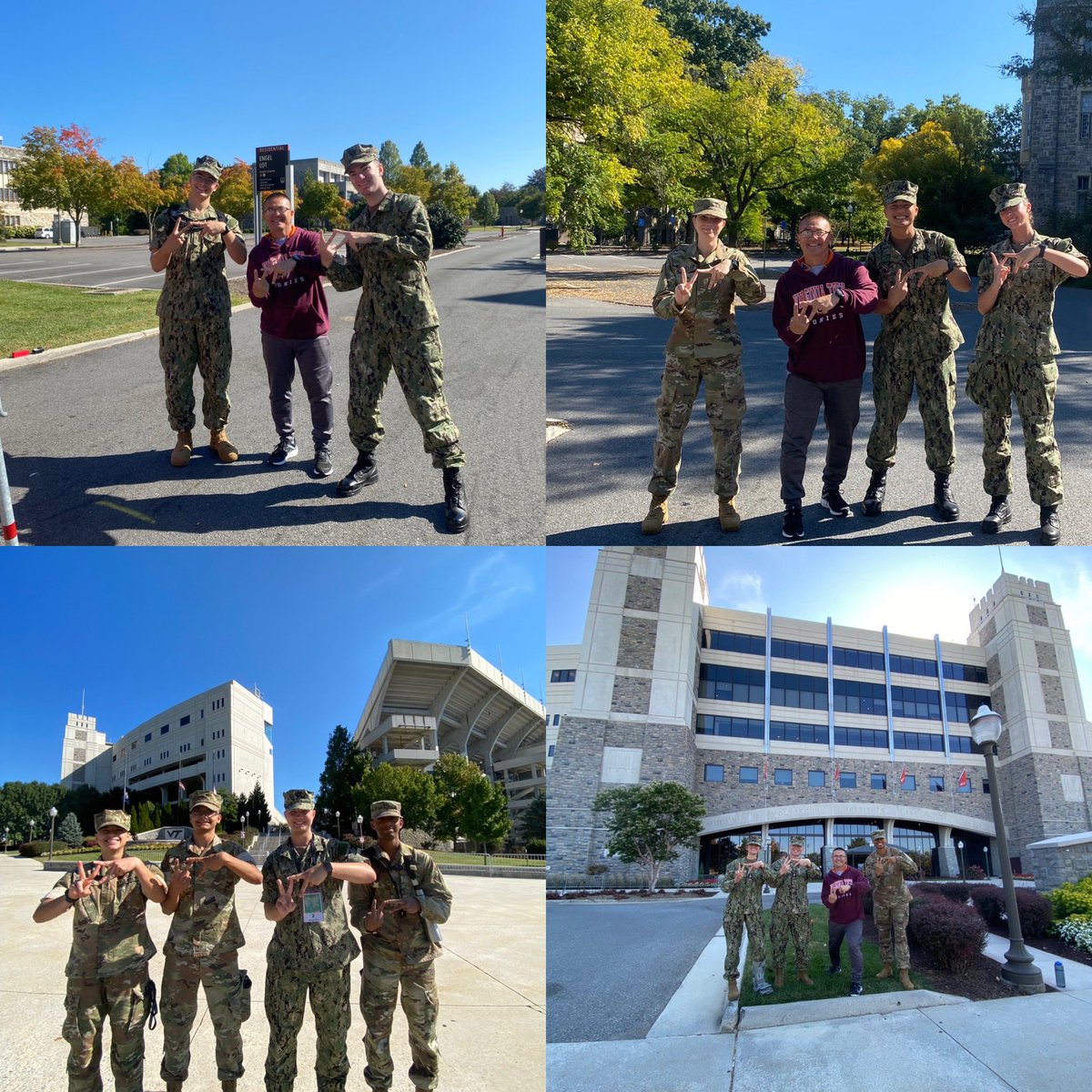 william_seely's tweet photo. It’s game day #HokieNation 🎉 The Virginia Tech Corps of Cadets is fired up and ready to support @HokiesFB —proudly leading the way with tradition, spirit, and Hokie pride. ⚔️ #VTCC #GameDay @VTCorpsofCadets #VirginiaTech #TeamOverMe https://t.co/Vr9bX6OBBK