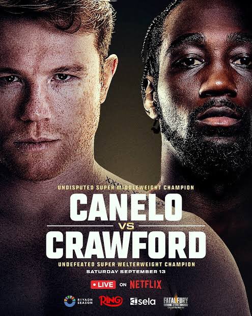 cesarziade's tweet photo. Hoy en Vivo desde Allegiant Stadium, Las Vegas 🇺🇸.  Canelo Alvarez (63-2-2, 39 KOs) Vs. Terence Crawford (41-0, 31 KOs) .
Transmite Netflix #CaneloCrawford #crawfordvscanelo #Boxing #Boxeo https://t.co/UWJLAhhUNw