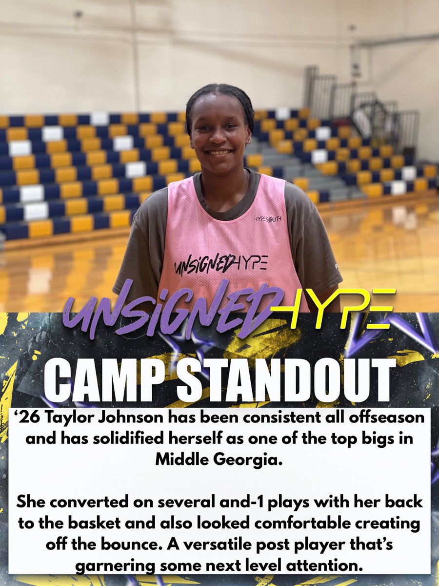 Hypesouth Media & Athletics (@hypesouthmedia) on Twitter photo Available 6-foot big with collegiate value. She’s already caught the attention of a few programs and we fully expect more offers and interest to continue to come in for the Northside-WR senior.
📲 <a href="/getbuckstay/">Taylor Johnson</a> Available 6-foot big with collegiate value. She’s already caught the attention of a few programs and we fully expect more offers and interest to continue to come in for the Northside-WR senior.
📲 <a href="/getbuckstay/">Taylor Johnson</a>