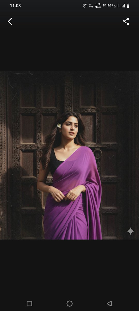 inocent_anand's tweet image. AI की दुनिया में भी ख़ूबसूरती की मूरत —  
जब कल्पना ने टेक्नोलॉजी का हाथ थामा..
अब तस्वीरें कैमरे से नहीं, कोड और कल्‍पना से बनती हैं। 🤖🎨  💫🎬  
#AIArt #DigitalMagic #ImaginationToReality #TechCreation #NotRealButFeelsReal #Gemini 
#AICreation #Janhvi #DigitalMagic #FanArt