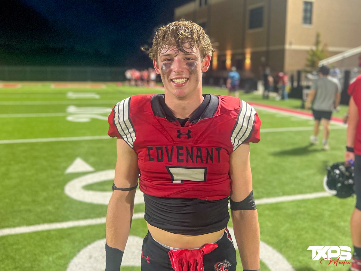 ‘26 ATH Duke Black is one of the top pass catchers in the division. 

The senior reeled in 3 touchdowns on the contest, and is a proven leader for this Covenant squad. 

Look to the Knights to lean on his experience as we inch towards district play. 

<a href="/CoachJacobZinn/">Jacob Zinn</a> |