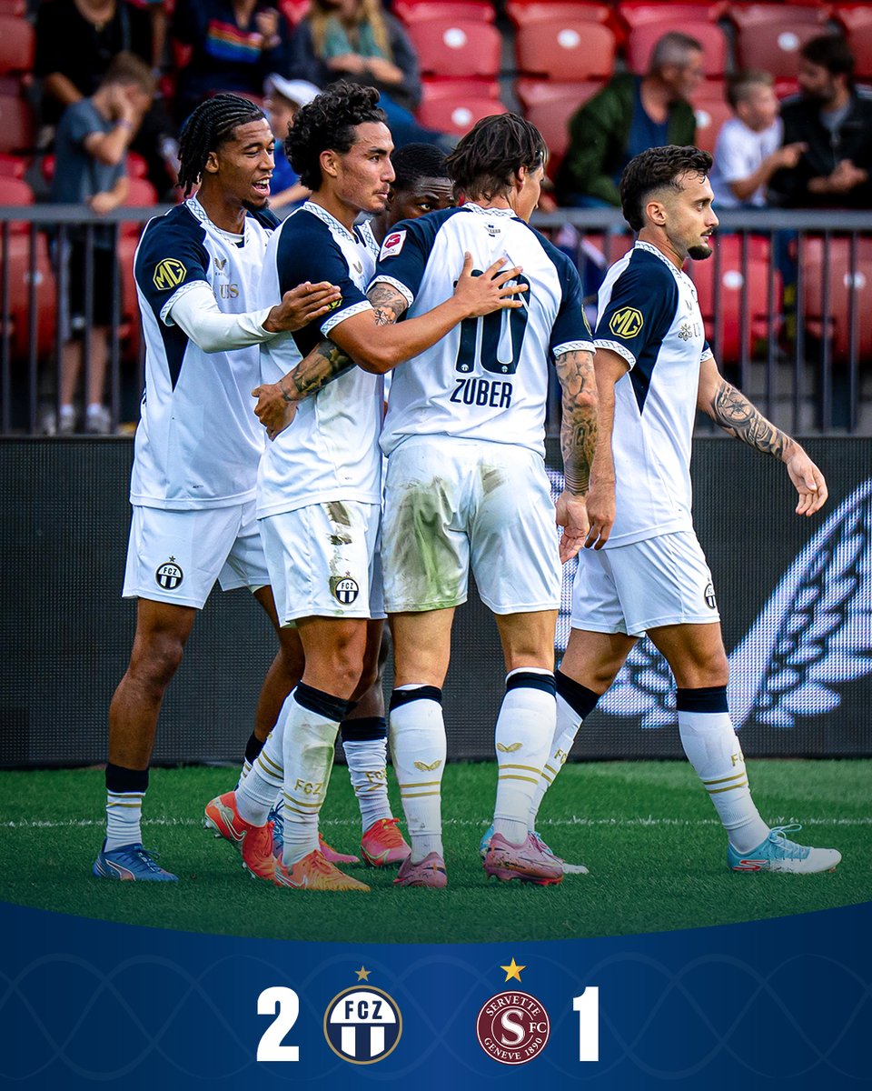 Der erste Heimsieg der Saison ist Tatsache! 🔵⚪️

#fcz