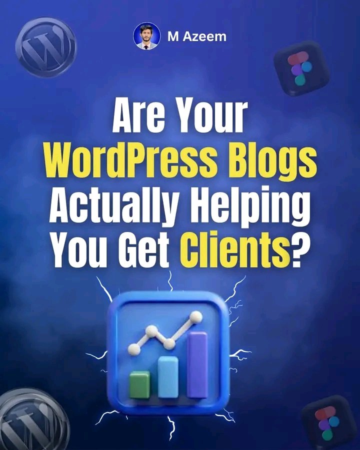 I don’t use blogs for every WP project. First I optimize the site (home, services, SEO basics) + build 10–20 DR30+ backlinks. Only if rankings stall do I add blogs—FAQ, industry &amp; local posts. Strategy > random posting.