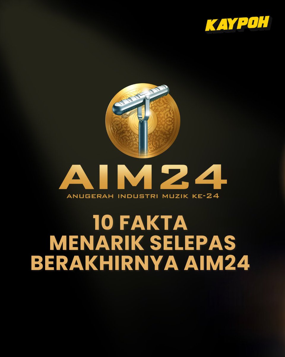 Dah habis #AIM24, jom kita tengok apa fakta menarik AIM24