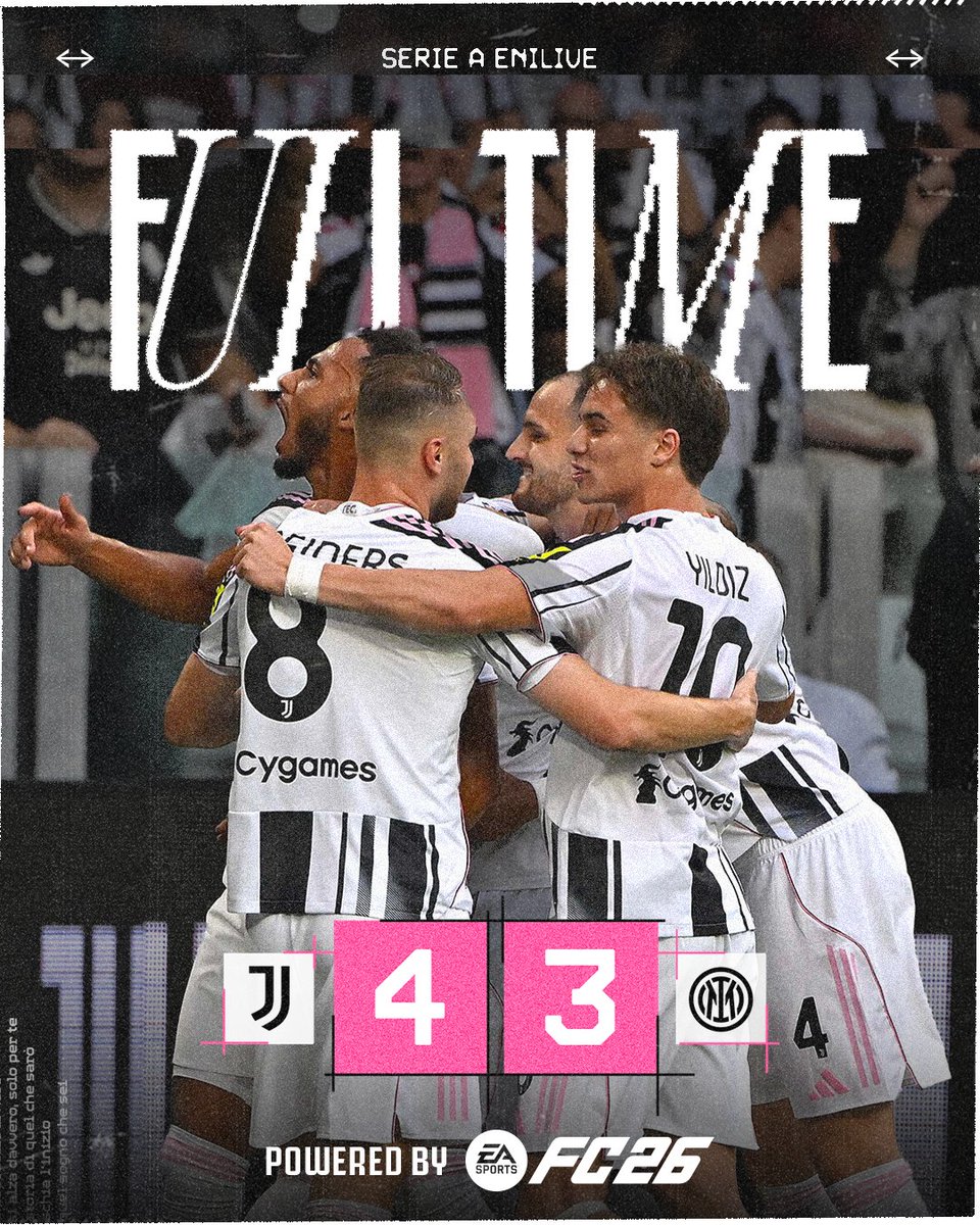 JuventusFC (@juventusfc) on Twitter photo FT |⌛️| Che partita ragazzi, che partita: abbiamo vinto noi⚪️⚫️
Vi vogliamo bene.
<a href="/EASPORTSFC/">EA SPORTS FC</a> <a href="/easportsfcit/">EA SPORTS FC ITA</a>
#JuveInter FT |⌛️| Che partita ragazzi, che partita: abbiamo vinto noi⚪️⚫️
Vi vogliamo bene.
<a href="/EASPORTSFC/">EA SPORTS FC</a> <a href="/easportsfcit/">EA SPORTS FC ITA</a>
#JuveInter