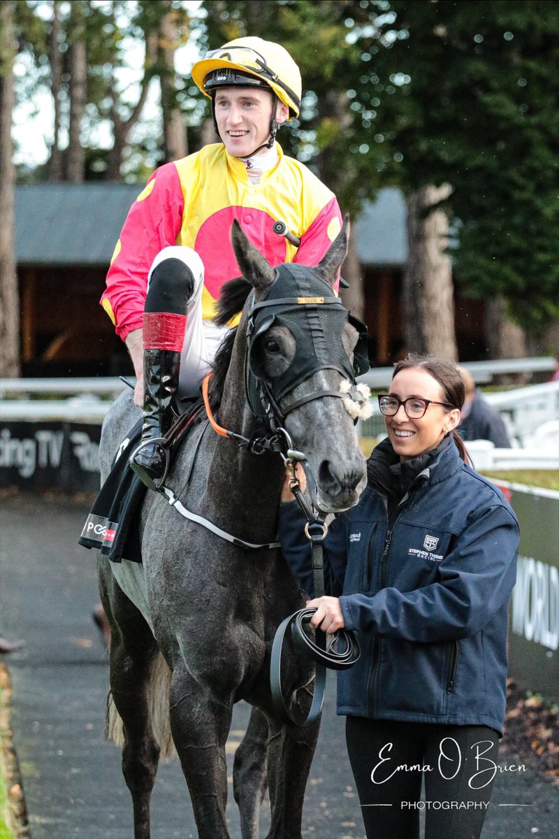 PINK OXALIS (Caravaggio X African Beat) win the Hong Kong Jockey Club World Pool Autumn Fillies Handicap at Leopardstown under David Egan for trainer <a href="/SThorneracing/">Stephen Thorne Racing</a>