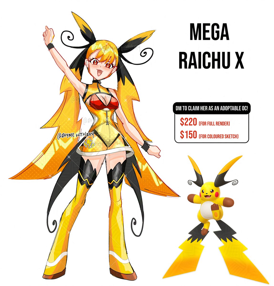 RhymeWithRay's tweet image. ⚡️WAIT did YOU Know the Mega Raichu designs are shaped like X and Y??? 😳😲💥💥💥