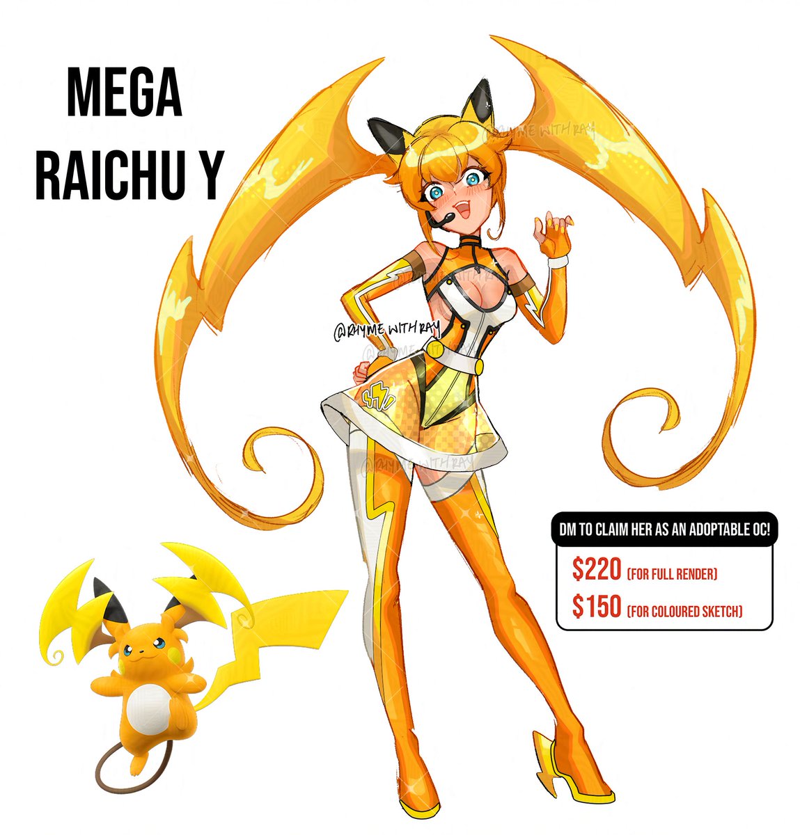 RhymeWithRay's tweet image. ⚡️WAIT did YOU Know the Mega Raichu designs are shaped like X and Y??? 😳😲💥💥💥