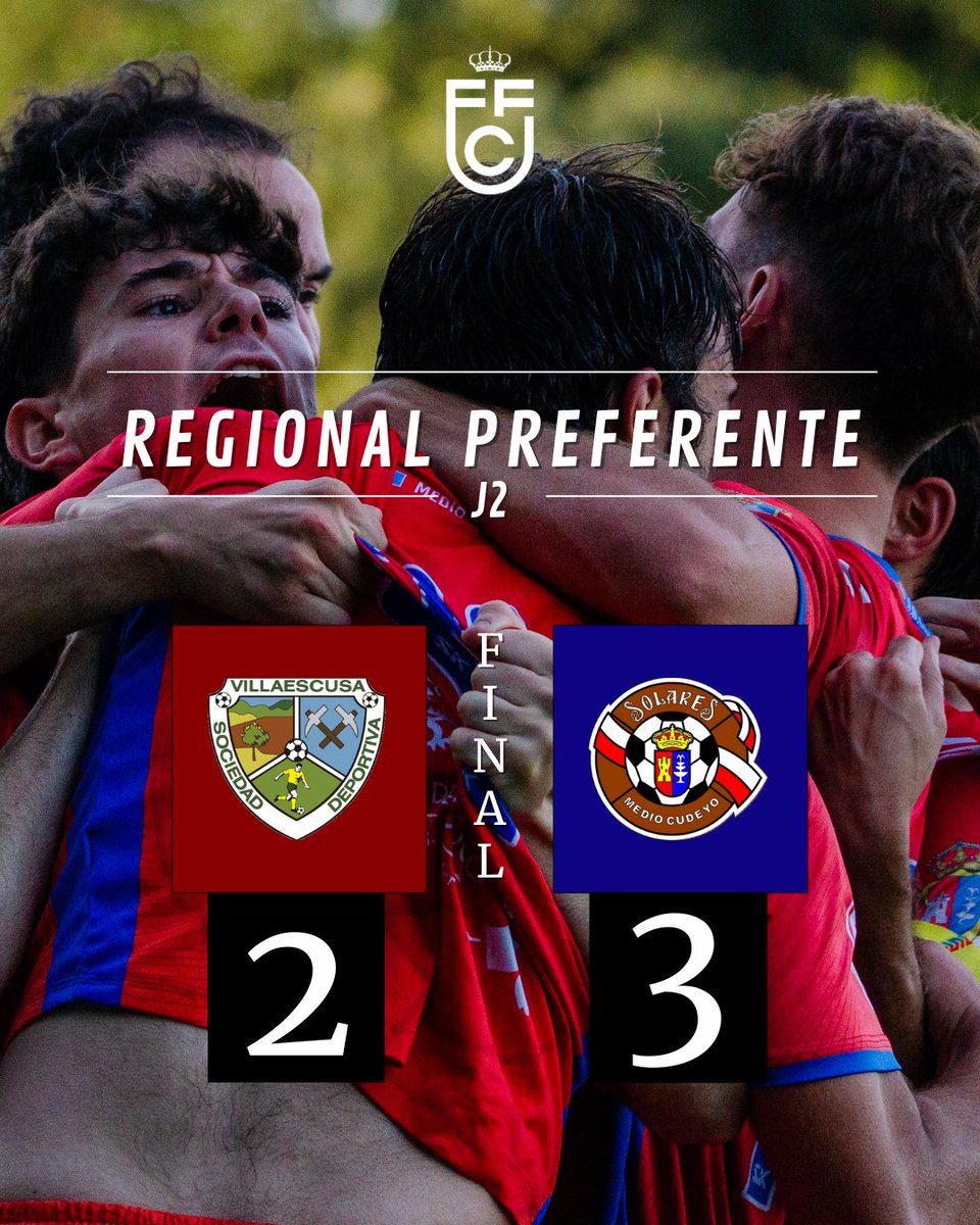 🤩 FINAAAAAAAAAAAL DEL PARTIDOOOOOO

Primera victoria de nuestro Regional Preferente

Villaescusa 2-3 #RegionalPreferente

🎯 Rubén, Lían y Héctor