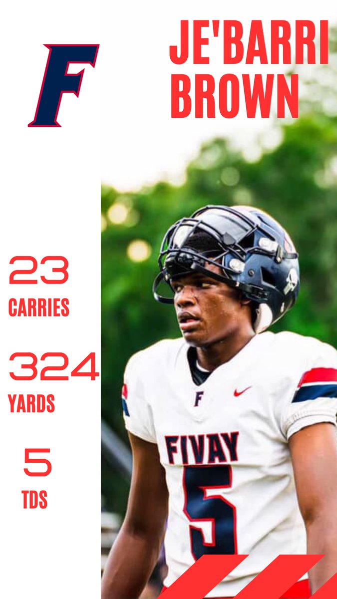 Have yourself a night kid… <a href="/1luhhh5/">Je’barri Brown</a> <a href="/PascoCountyFB/">PascoCountyFB</a> <a href="/FivayHighSchool/">Fivay HS Falcons</a> <a href="/CoachTaylorFHS/">Chris Taylor</a> <a href="/FivayFootball/">Fivay Falcons Football</a> <a href="/Andy_Villamarzo/">Andy Villamarzo</a> <a href="/SuncoastPreps/">Suncoast Preps</a>