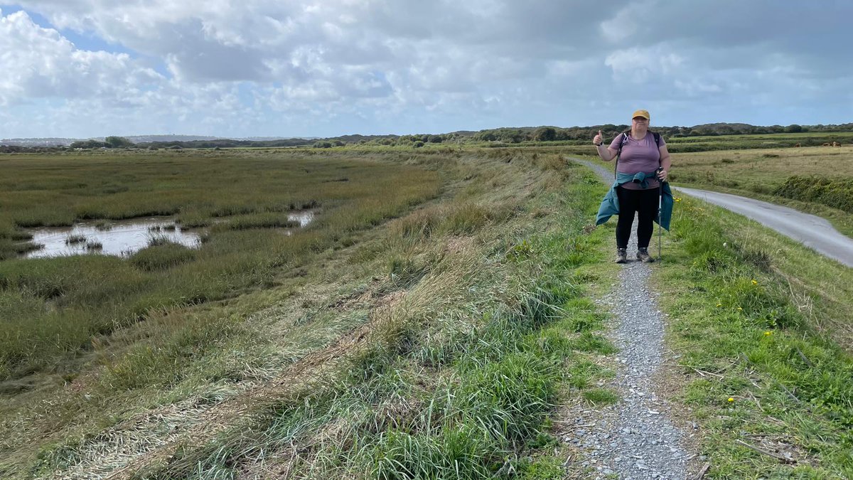 Have walked an epic 13 miles today from Saunton Sands to Barnstaple.