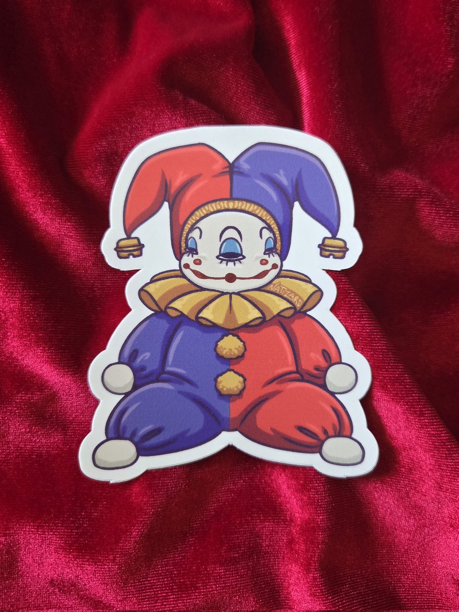 natizard_'s tweet photo. Two Faced Clown #stickershop https://t.co/VnLVE9nO3F