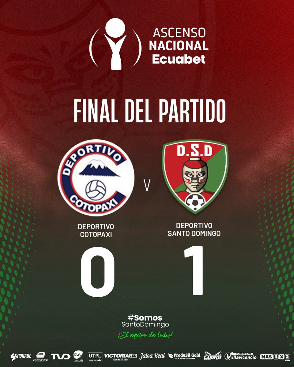 FINAL DEL PARTIDO
Conseguimos una victoria de visita 👌
#AscensoNacional | Play off