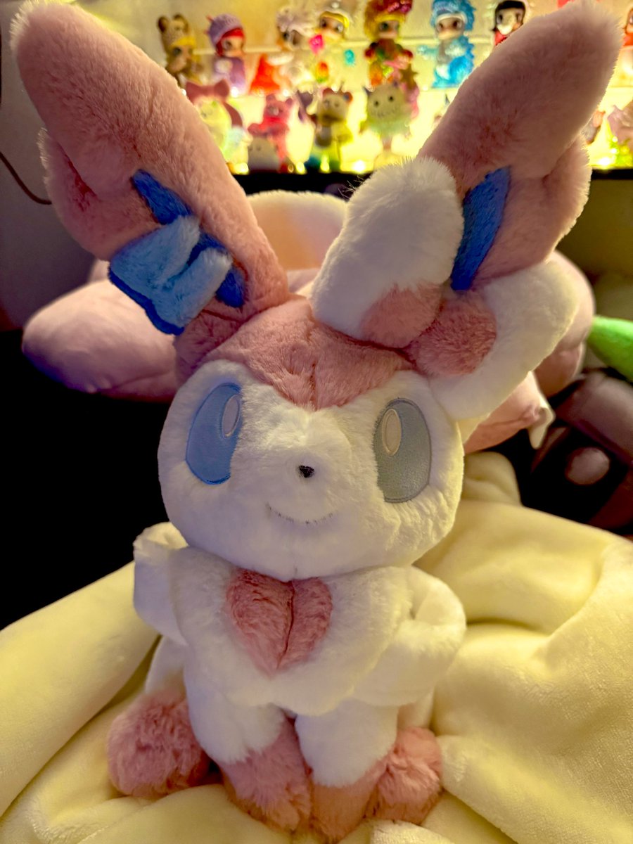 大きすぎて買わずにいたけど、ポケセン行ったら触り心地やばくてニンフィアとリーフィア連れて帰って来てしまった🥺
ただやはりデカいのですよ🙈
#ポケセン #ふわふわ抱きぬいぐるみ #ニンフィア #リーフィア #かわいい