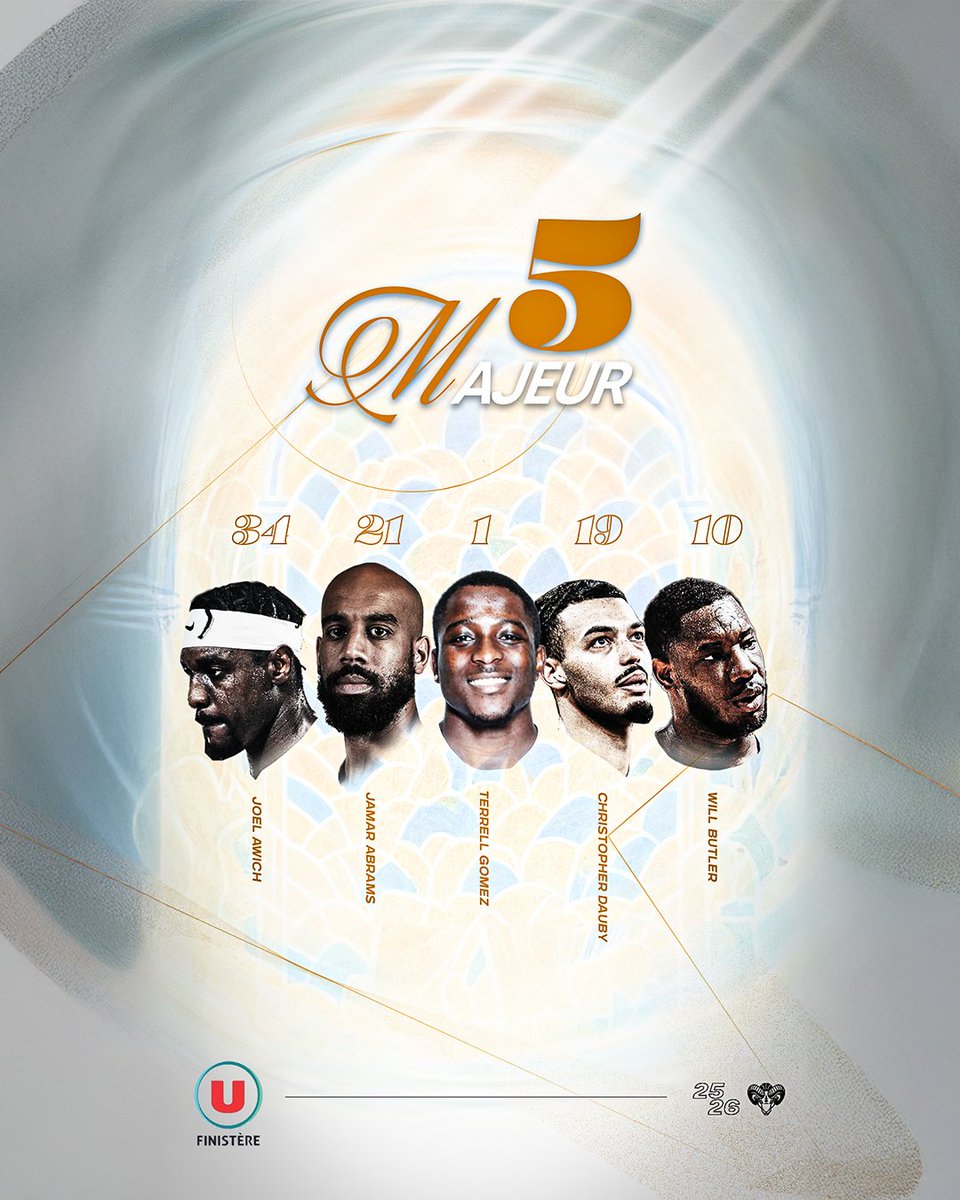 𝟱 𝗠𝗔𝗝𝗘𝗨𝗥

U Finistère vous présente le 5 majeur pour ce premier tour de coupe de France !