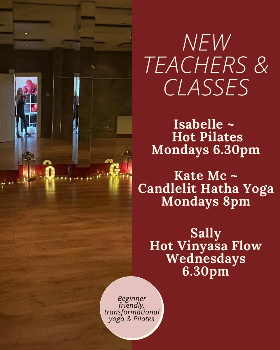 Absolute__Yoga's tweet image. We’ve been so lucky to have 3 new teachers join us recently. Kate, Isabelle and Sally joined us a few months ago and are all such a good fit for our friendly studio, while also bringing their own energy and style to classes ❤️