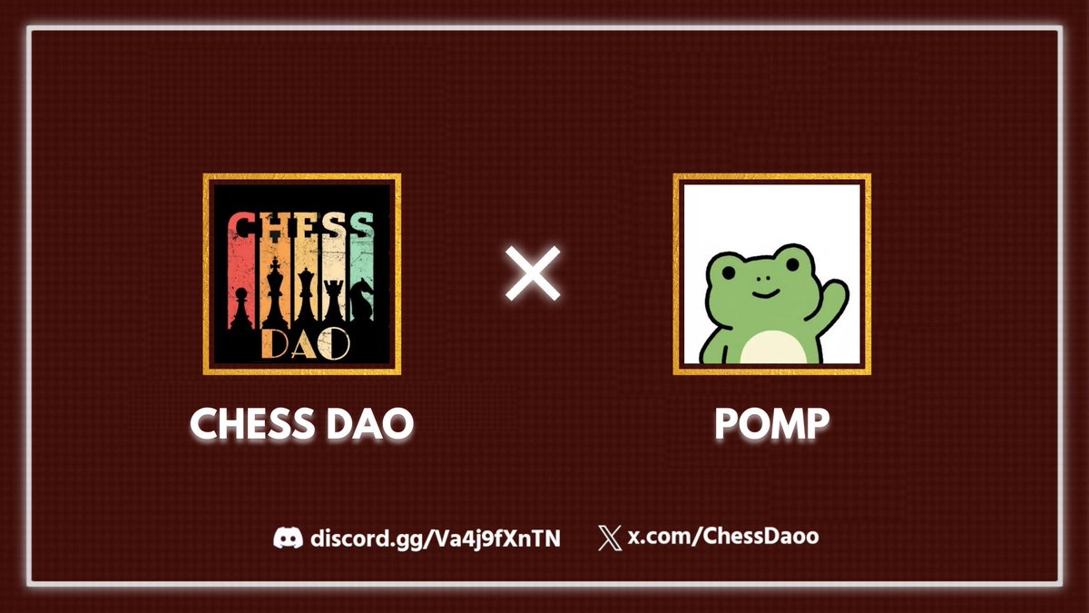 ChessDaoo's tweet photo. 𝗚𝗶𝘃𝗶𝗻𝗴𝗮𝘄𝗮𝘆 𝟑𝐱𝐆𝐓𝐃,𝟏𝟎𝐖𝐋 𝗦𝗽𝗼𝘁𝘀 𝗙𝗼𝗿 𝗨𝗽𝗰𝗼𝗺𝗶𝗻𝗴 𝗛𝘆𝗽𝗲 𝗣𝗿𝗼𝗷𝗲𝗰𝘁 — 𝐏𝐨𝐦𝐩❗️

𝐓𝐨 𝐞𝐧𝐭𝐞𝐫 𝐭𝐡𝐞 𝐠𝐢𝐯𝐞𝐚𝐰𝐚𝐲 :
• 𝗙𝗼𝗹𝗹𝗼𝘄 @ChessDaoo @wepomp
• 𝗟𝗶𝗸𝗲,𝗥𝗧,𝐃𝐫𝐨𝐩 𝐄𝐕𝐌 𝐀𝐝𝐝𝐫𝐞𝐬𝐬 
• 𝟐𝟒 𝗵𝗿𝘀! https://t.co/d4nuUseadF