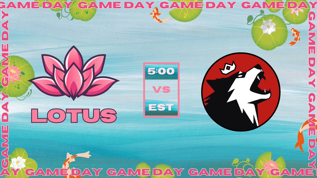 Promo Games lets go!!!! 🌺We're taking on <a href="/ApexEsportOrg/">ApexEsports</a> #BloomWithUs