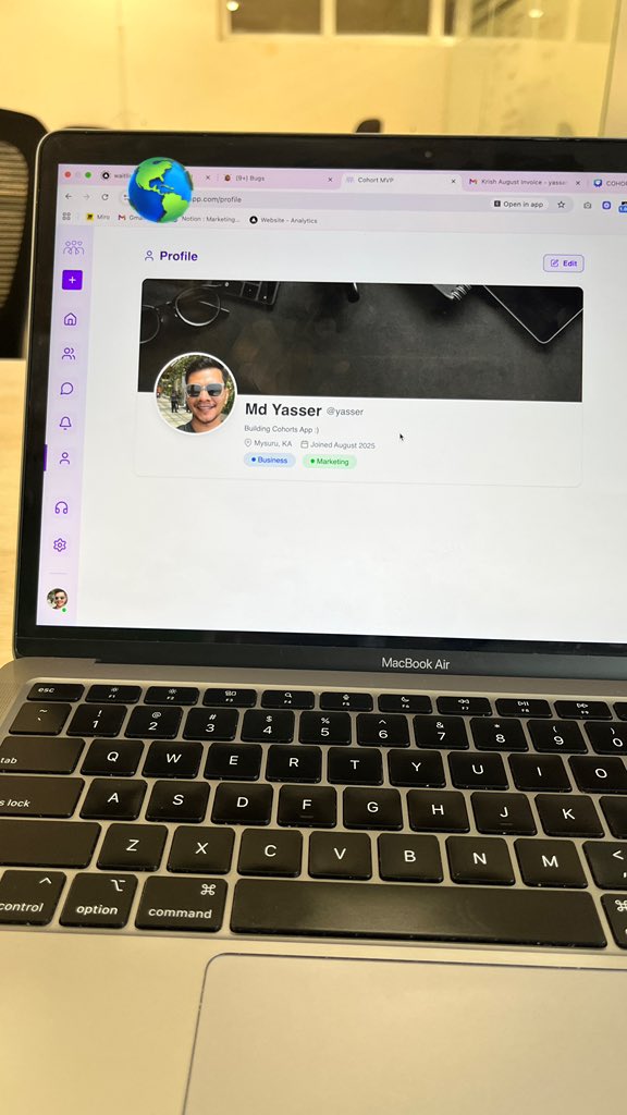 imdyasser's tweet photo. Building Cohorts App :) https://t.co/ObO7NdRs2V