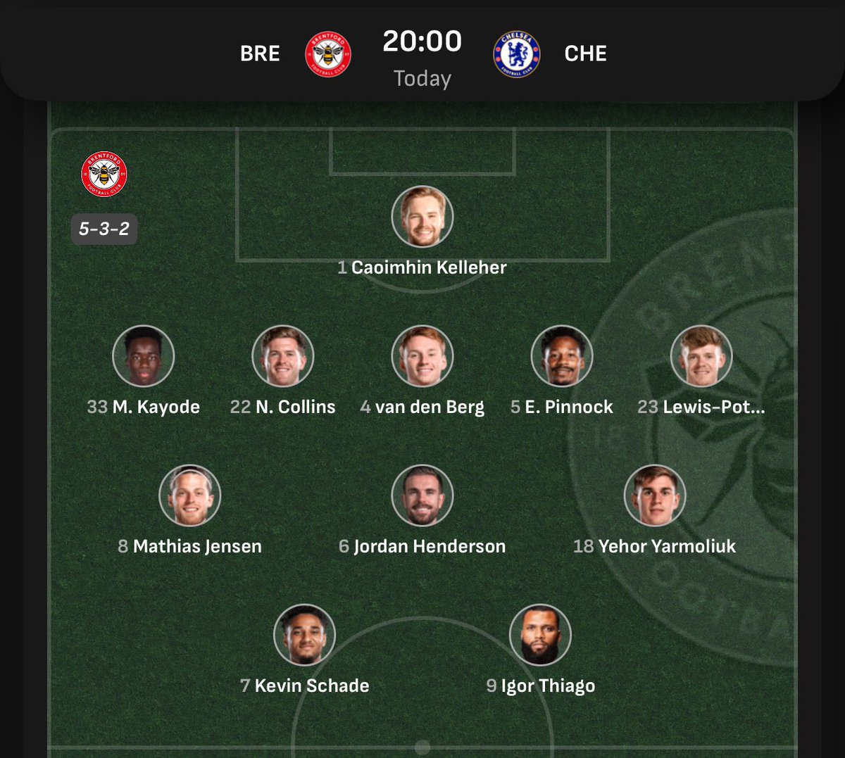 WEFOOTBALL777's tweet photo. 2025-26 PREMIER LEAGUE MATCHWEEK 4
Sat 13 Sep 20:00 UKT - Brentford vs Chelsea starting XI
#wefootball777 #football #premierleague #MatchWeek4 #brentfordfc #chelseafc https://t.co/D0XrDU3A2C