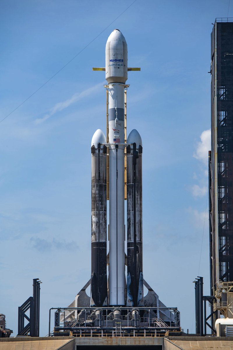 At ~7,800 kg, Nusantara Lima also is the second heaviest commercial GEO satellite to have launched. This record is currently being held by the EchoStar XXIV/Jupiter-3 satellite, which weighed ~9,200kg when it launched on a Falcon Heavy in 2023.