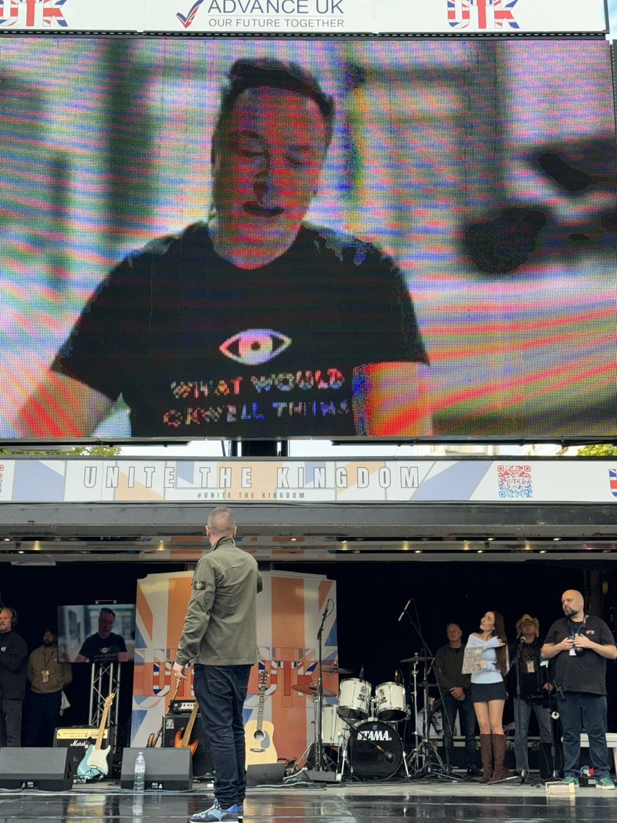 . <a href="/elonmusk/">Elon Musk</a> did a surprise appearance at the UTK rally today! 

No one cares more about humanity than him.