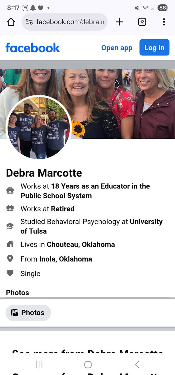 oufanatic21_ks's tweet image. Can we get some help with this one?  Debra Marcotte is a teacher at Inola High School in Inola, OK.  She needs to be fired!  She was just hired back this year.  She is vile and evil and has no business being around kids.