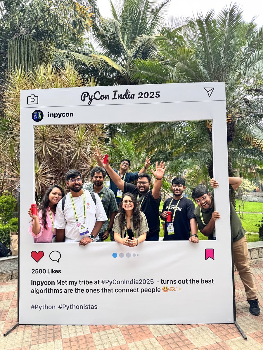 This is how we roll!! ❤️
#TeamPyCon

PyCon Day 1

<a href="/pyconindia/">PyCon India</a> <a href="/fhackdroid/">Farhaan Bukhsh</a> <a href="/theonlynabarun/">nabarun</a> <a href="/iishabbyii/">shabnam</a> <a href="/kranirudha/">Kumar Anirudha</a> <a href="/arkasaha30/">Arka Saha</a> <a href="/raydeeam/">Rayan Das</a>