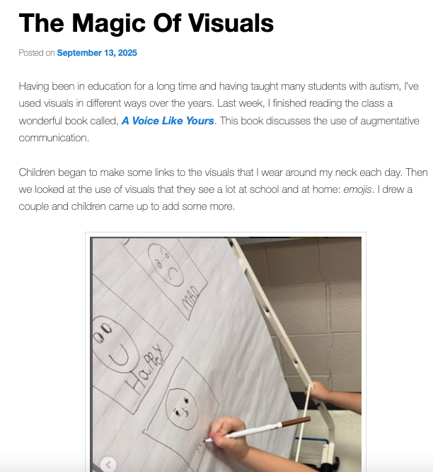 avivaloca's tweet image. I love a magical week, and this week had me thinking about visuals in a different way. Do you have any stories to share? adunsiger.com/2025/09/13/the… #onted #edchat #spedchat