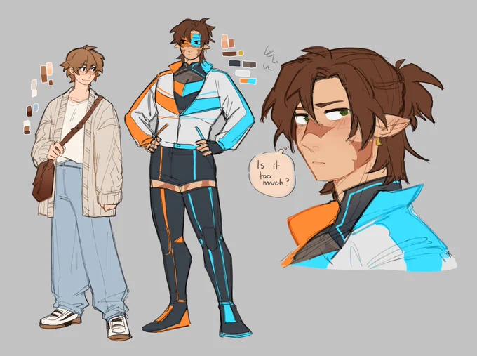 Week 42: Ref for chapter 23 + dumb doodle
I hope everyone is aware im going to be so self indulgent for this chapter cuz it's my birthday present to myself 