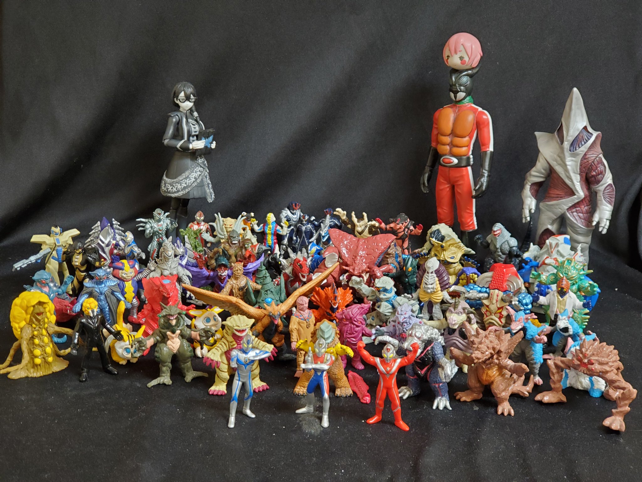 ウルトラマン　モンスター超全集　ほか　ミニフィギュア　36体 ウルトラマン モンスター超全集 ほか ミニフィギュア 36体