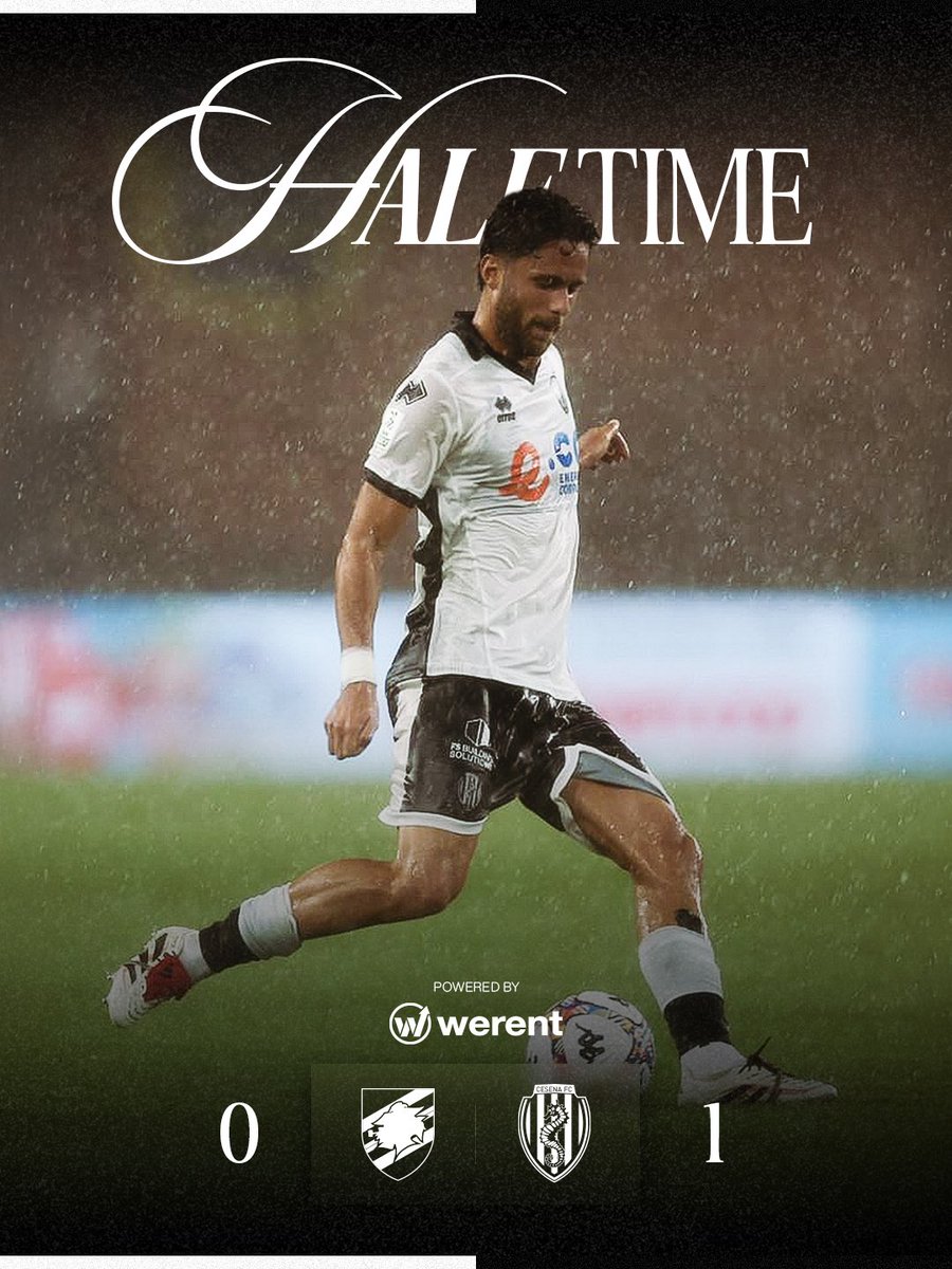 ℎ𝑎𝑙𝑓 𝗧𝗜𝗠𝗘 ⏸️ 𝟎 - 𝟏 Bianconeri in vantaggio dopo i primi 45 minuti 💪🏼 

Powered by Werent 

#DAIBURDEL #SamCes