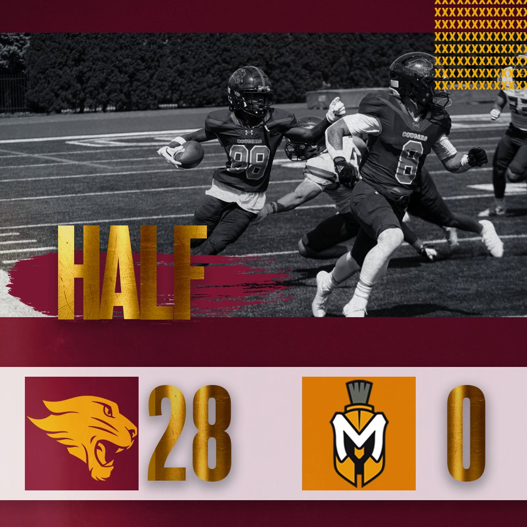 Big plays. Strong defense. Let's keep it rolling the second half.