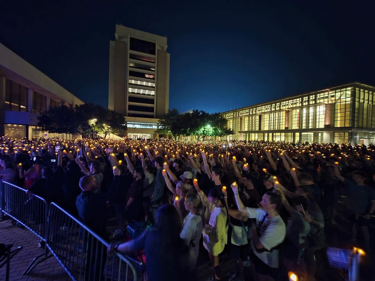 Radical Christian Nationalists preparing to burn down College Station following Charlie Kirk's assassination.