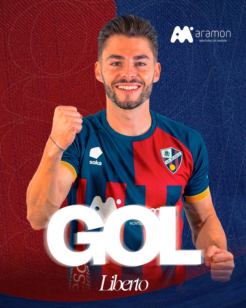 SDHuesca's tweet photo. 94' ⚽️ GOOOOOOOL GOOOOOOOL 

¡Marcó Liberto!

1-0 | #HuescaMálaga https://t.co/frvtwyNDtk