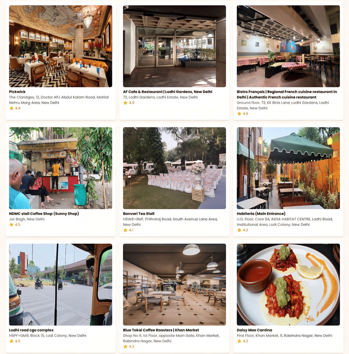 notyogi_'s tweet image. Day off from college, and after my usual routine, I almost lost to Insta scrolling… so I built "Cafe Finder 🚀"
1. React + Framer Motion
2. Google Maps + Places API
3. Deployed on Vercel
Turned boredom into builds 💡
cafe-finder-omega.vercel.app
#ReactJS #GoogleMapsAPI #miniprojects