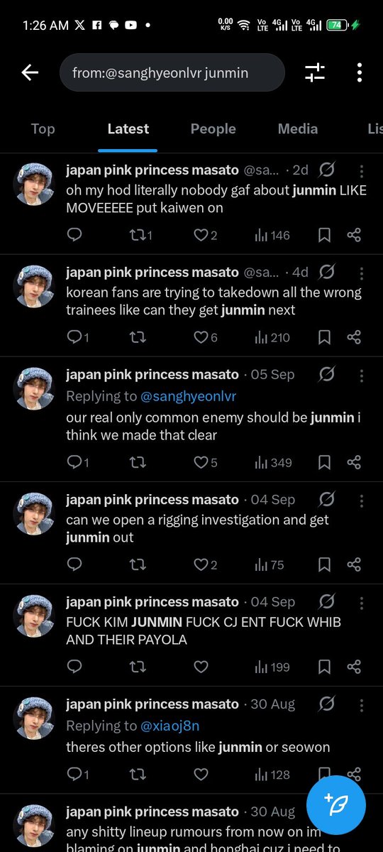 junminprotect's tweet image. HI JUNMINATIONS!! PLEASE HELP US🙏🏻

🚨MASS REPORT &amp;amp; BLOCK THIS JUNMIN ANTI ACCOUNT🚨 @/sanghyeonlvr

Report under "Abuse &amp;amp; Harassment" » "Targeted Harassment"

#KIMJUNMIN #JUNMINPROTECT